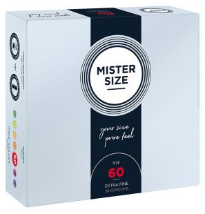 MISTER SIZE Kondome 60 mm für extra Komfort, 36 Stück – Bild 1