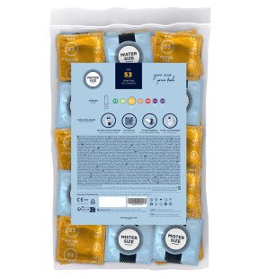 Prezerwatywy MISTER SIZE, rozmiar M, 53 mm – 100 sztuk – zdjęcie 2