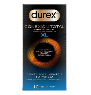Durex Total Connection XL Ultra Fine, bezlateksowe prezerwatywy, 10 sztuk – zdjęcie 1
