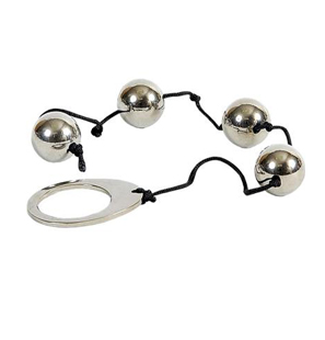 Metalen anale kralen met vier kralen van 20 mm – foto 1