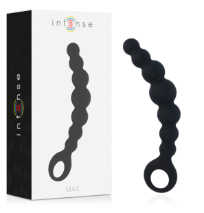 Intense czarne kulki analne Max 18,5 cm – zdjęcie 1