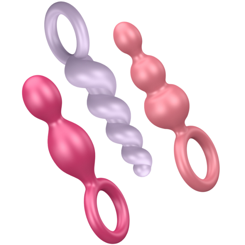 SATISFYER Analplug-Set mit 3 Stück – Bild 1