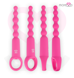 MORESSA remote-controlled anal beads, pink – image 2