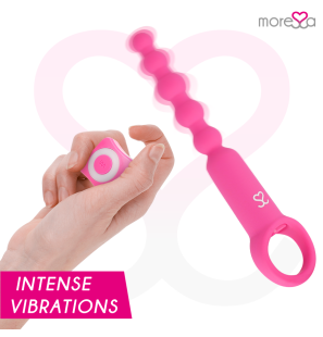 MORESSA remote-controlled anal beads, pink – image 3