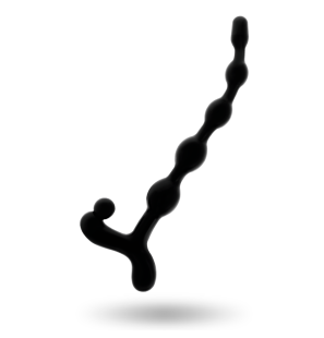 ADDICTED TOYS kulki analne 22 cm, czarne – zdjęcie 1