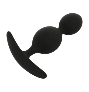 Orson plug anal en silicone à deux ondulations 9 cm – photo 1