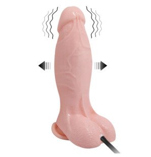BAILE gode réaliste gonflable et vibrant 18,8 cm – photo 2