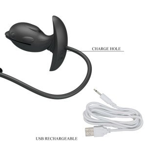 Pretty Love Inflatable and Rechargeable Dolphin-Shaped Anal Plug – image 7