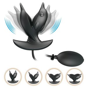 Pretty Love Inflatable and Rechargeable Dolphin-Shaped Anal Plug – image 9