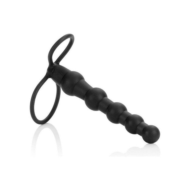 Godemichet double à perles Calexotics de 14,5 cm – photo 1