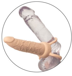 Calexotics Performance Maxx Rechargeable Double Penis Ring, Light Skin Tone – image 10