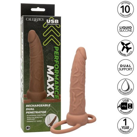 Calexotics Performance Maxx oplaadbare accessoire voor dubbele penetratie