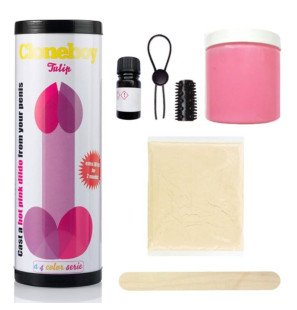CLONEBOY bright pink tulip-shaped dildo – image 2