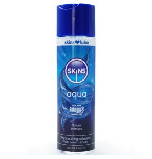 Skins Aqua – lubrykant na bazie wody 130 ml zapewniający komfort – zdjęcie 1