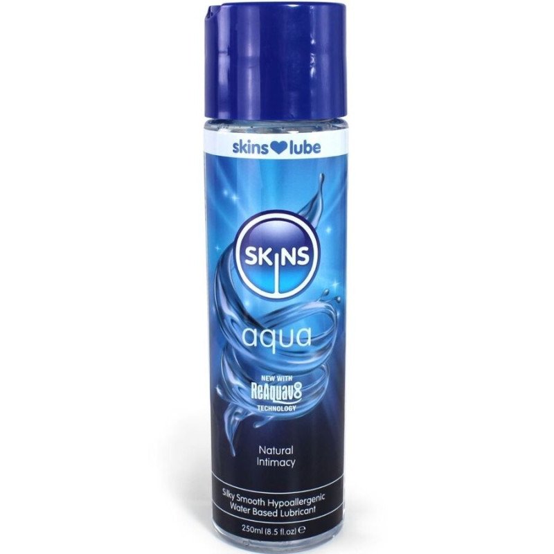 Skins Aqua Gleitgel auf Wasserbasis 250 ml – Bild 1