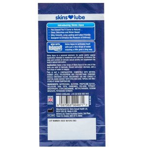 SKINS Aqua water-based lubricant 5 ml for a smooth feel – image 2