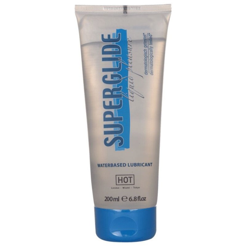 HOT Superglide Gleitgel auf Wasserbasis 200 ml – Bild 1