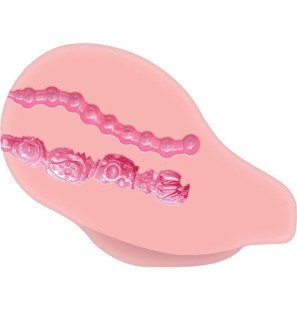 Realistic masturbator with vibrator, 13 cm – image 2