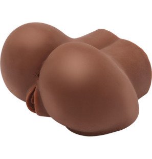 Realistic masturbator with brown vibrator by ACT, 13 cm – image 1