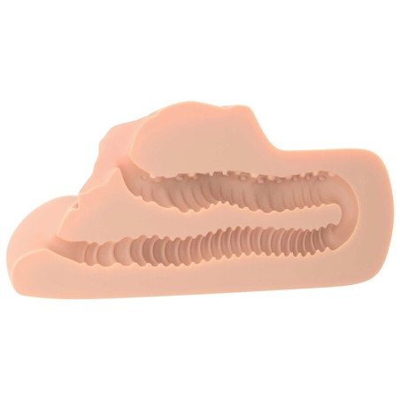 PDX PLUS podwójny masturbator do pochwy i odbytu – 4,6 cm – zdjęcie 2