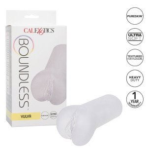 CALEXOTICS Transparent Vulva Masturbator 7,5 cm – image 3