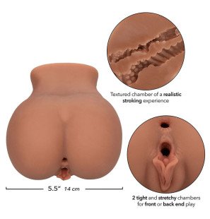 CALEXOTICS Masturbator mit doppeltem, realistischem Design – Bild 8