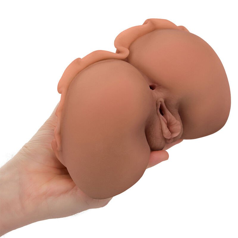 CALEXOTICS Double Realistic Masturbator in Caramel – image 1