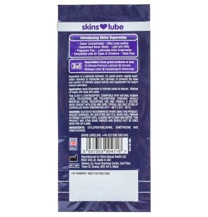 SKINS Superslide silikonowy lubrykant 5 ml do jednorazowego użytku – zdjęcie 2