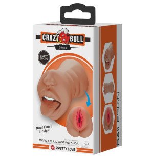 CRAZY BULL dubbele masturbator met mond- en vaginale opening – foto 6