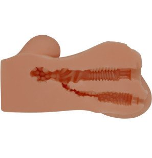 CRAZY BULL Hannah realistic dual masturbator for vaginal and anal use – image 3
