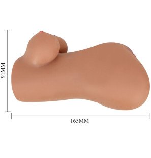 CRAZY BULL Hannah realistic dual masturbator for vaginal and anal use – image 4