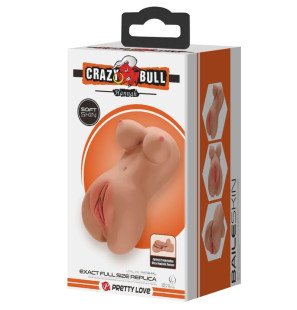 CRAZY BULL Hannah realistic dual masturbator for vaginal and anal use – image 5