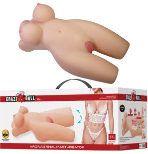 Crazy Bull Mia realistischer weiblicher Torso mit vaginaler und analer Öffnung, 8,5 kg – Bild 2
