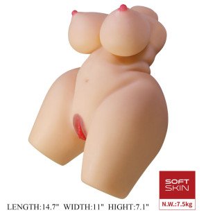 Crazy Bull Grace realistische torso met vagina en anale opening 7,5 kg – foto 2