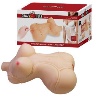 CRAZY BULL torse féminin réaliste pour usage vaginal et anal, 5 kg – photo 2