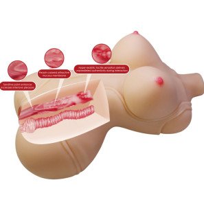 CRAZY BULL Realistic Female Torso for Vaginal and Anal Use, 5 kg – image 7