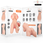 Podwójny masturbator do pochwy i odbytu Jesse Torso – zdjęcie 3