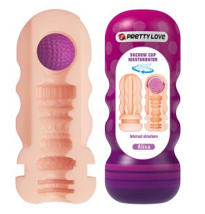 Masturbateur vaginal avec ventouse et textures internes – photo 1