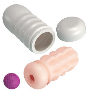 Masturbateur vaginal avec ventouse et textures internes – photo 3