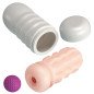 Vaginal masturbator with suction cup and internal textures – image 3
