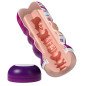 Vaginal masturbator with suction cup and internal textures – image 5