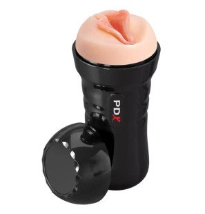 PDX EXTREME realistic self-lubricating masturbator with soft lips 16,5 cm – image 2