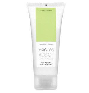 Mixgliss water-based lubricant with green citrus flavour 70 ml – image 1