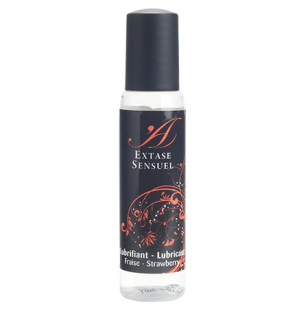 Extase Sensual glijmiddel op waterbasis met aardbeiensmaak 35 ml – foto 1
