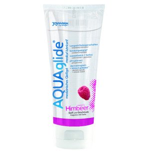 Joydivision Aquaglide Gleitgel mit Himbeergeschmack 100 ml – Bild 1
