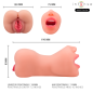 Dual Mouth and Vaginal Masturbator Intense Deep Touch Riley – image 5 Dual Mouth and Vaginal Masturbator Intense Deep Touch Riley – image 5
