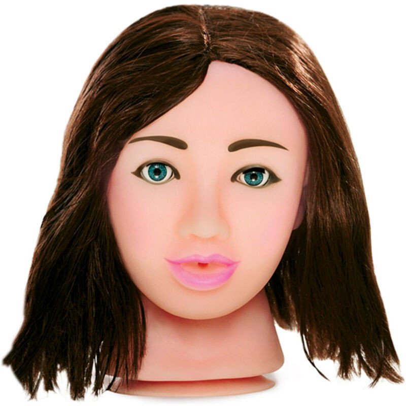 Realistic Masturbator with Face in Brown – Extreme Toyz – image 1
