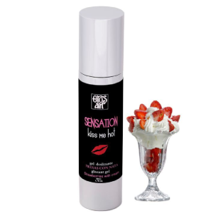 EROS-ART Sensation water-based lubricant with strawberry and cream 50 ml – image 1