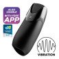 Satisfyer Men vibrator voor mannen met vibratie in zwart – foto 1