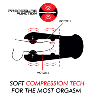 Masturbateur à compression et vibrations JAMYJOB JANGO pour une stimulation ciblée – photo 2